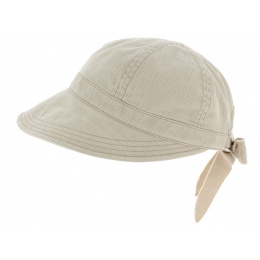 Angelina Anti-UV Cotton Cap Beige - Mayser