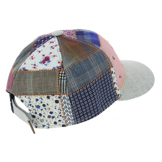 Casquette Baseball San Marin Patchwork Lin - Traclet