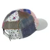 San Marin Patchwork Linen Baseball Cap - Traclet Reference: 8030 | Traclet Hat Shop