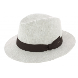Traveller Hat Murano Washed Natural Linen - Fleche