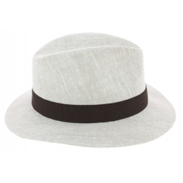 Traveller Hat Murano Washed Natural Linen - Fleche