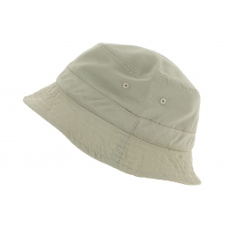 Anti-UV Death Valley Bucket Hat Polyester Beige - Traclet