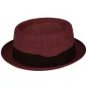 Chapeau PorkPie Waits Rouge - Bailey Reference : 8059 | Chapellerie Traclet