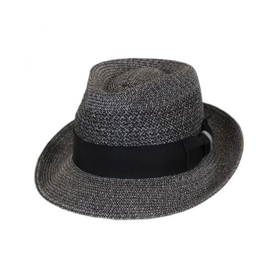 Bailey Black Straw Wilshire Trilby Hat