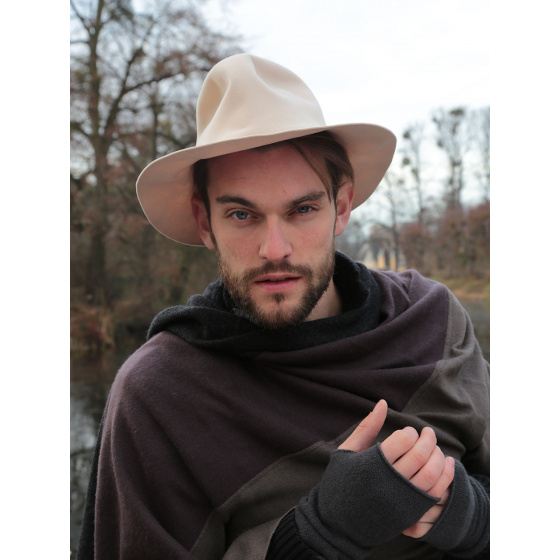 Chapeau Formable Golden Fleece Feutre Laine Noir - Traclet