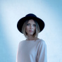 Shapeable Golden Fleece Hat Black Wool Felt - Traclet