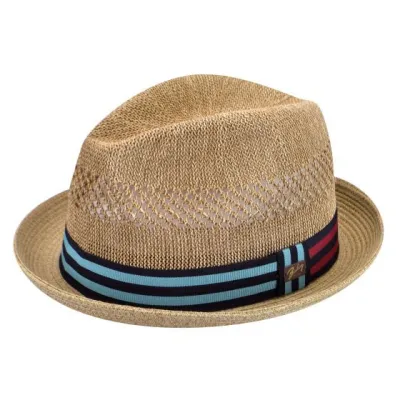 Chapeau Fedora Berle Paille - Bailey Reference : 8069 | Chapellerie Traclet