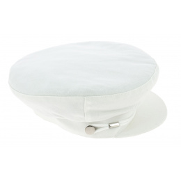 Summer Sailor Cap Camaret White Cotton - Mtm