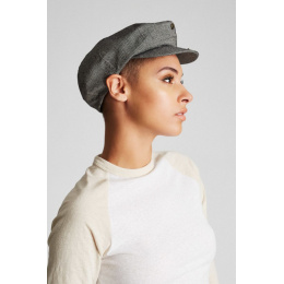 Casquette Brood Blue Denim Coton - Brixton