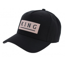 Black Cotton Manor Baseball Cap - King Apparel