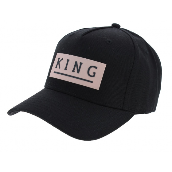 Black Cotton Manor Baseball Cap - King Apparel