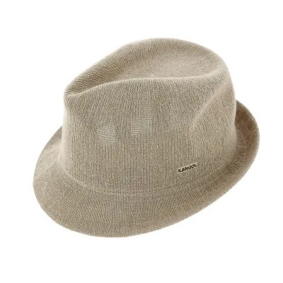 Chapeau Trilby Bamboo Arnold Beige - Kangol Reference : 879 | Chapellerie Traclet
