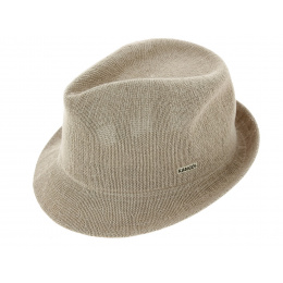 Chapeau Trilby Bamboo Arnold Beige - Kangol
