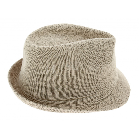 Kangol Beige Arnold Bamboo Trilby Hat