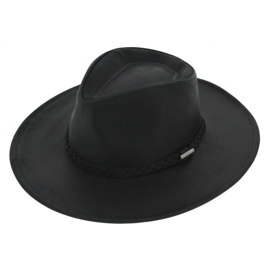 Black Leather Annville Hat - Stetson