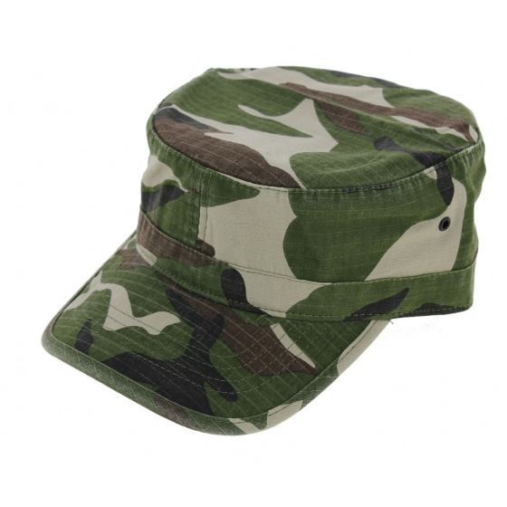 Army Cotton Camouflage Cap - Atlantis Reference : 8145 | Chapellerie ...