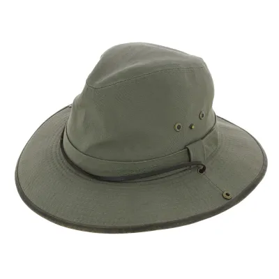 Pensville Green Cotton Traveller Hat - Stetson Reference: 8148 | Traclet Hat Shop