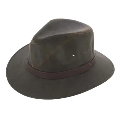 Brown Mosman Traveller Hat - Aussie Apparel Reference: 8151 | Traclet Hat Shop