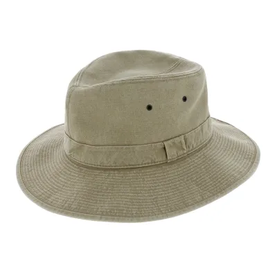 Mongo Cotton Safari Hat Beige - Crambes Reference: 8149 | Traclet Hat Shop