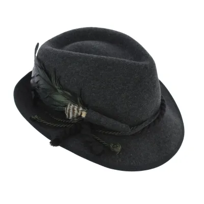 Chapeau Trilby Hidda Laine Gris - Mayser Reference : 8152 | Chapellerie Traclet