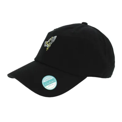 Pray Cotton Black Strapback Baseball Cap - Kbthos Reference: 5523 | Traclet Hat Shop