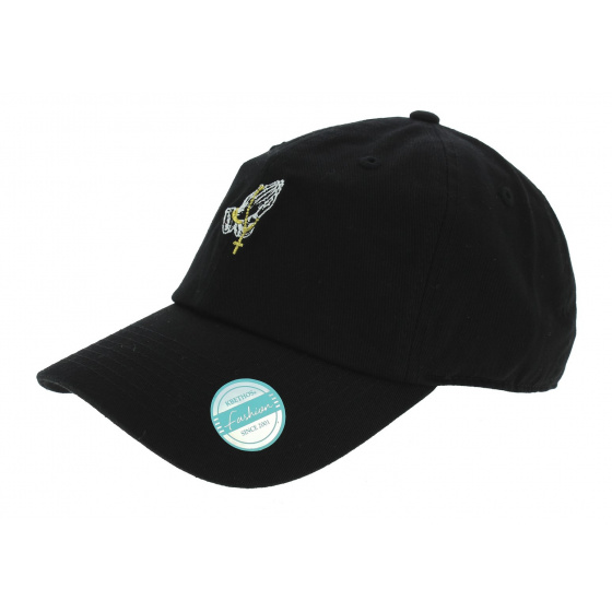 Pray Cotton Strapback Baseball Cap - Kbthos