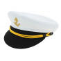 NewPort White Cotton Sailor Cap - Traclet