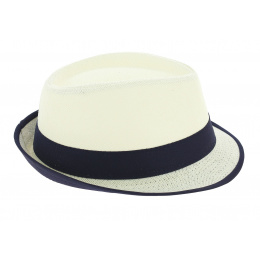 Chapeau Tribly Blanc Papier Paille - Traclet