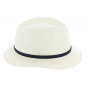 Chapeau Traveller Panama Blanc - Fléchet