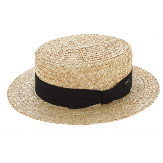 Double-Grooved Straw Boater - Guerra 1855