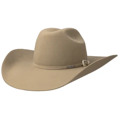 Chapeau beige Cowboy Cattleman revolver  noir - Stetson Reference : 8169 | Chapellerie Traclet