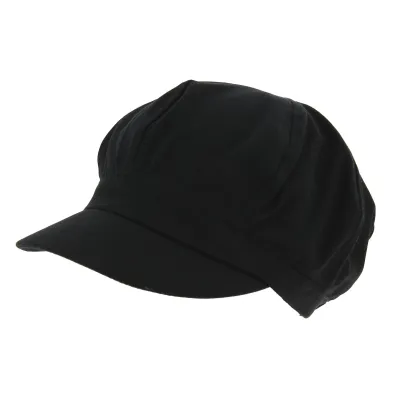 black cotton newsboy cap - summer newsboy Reference: 2199 | Traclet Hat Shop