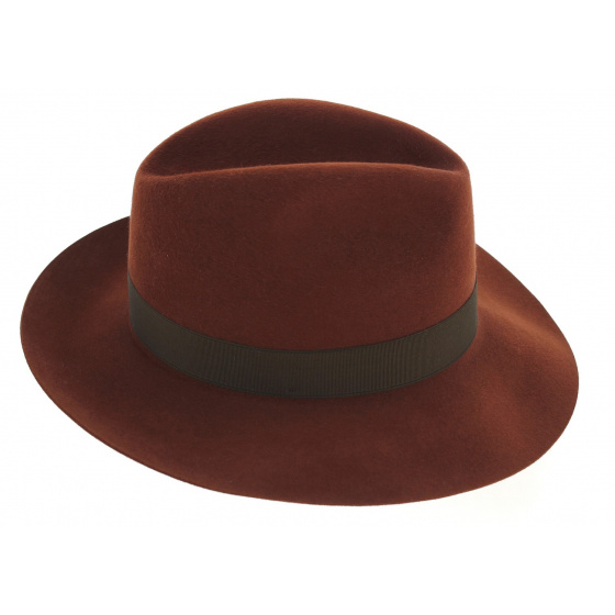 1855 Copper Felt Fedora Hat - Guerra