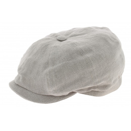 Desgrange 8-Panel Linen Cap Grey - Crambes