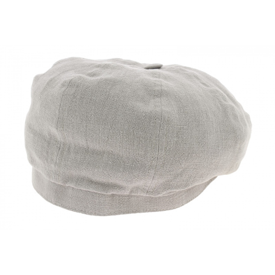 Desgrange 8-Panel Linen Cap Grey - Crambes