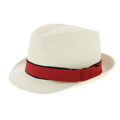 Chapeau Personnalise - chapeau Trilby Devote Panama Personnalisable - Traclet Reference : 8177 | Chapellerie Traclet