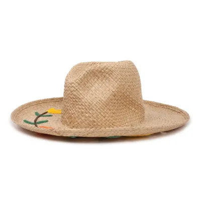 Chapeau Fedora Jenna Tan Raphia - Brixton Reference : 8183 | Chapellerie Traclet