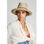 Perth Honey Straw Fedora Hat - Brixton