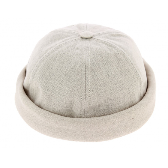 Beige Breton miki beanie