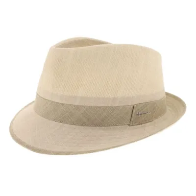 two-tone napoli fabric hat Reference: 2534 | Traclet Hat Shop