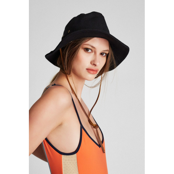 Chapeau Fedora Penn Coton Noir - Brixton Chapeau Fedora Penn Coton Noir - Brixton
