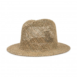 Natural Straw Dunns Fedora Hat - Brixton