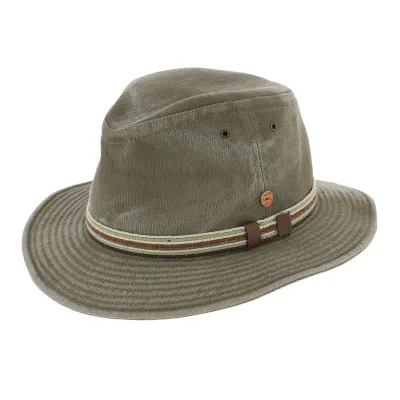 Mayser Khaki UV-Protection Traveller Hat Menowin Reference: 4638 | Traclet Hat Shop