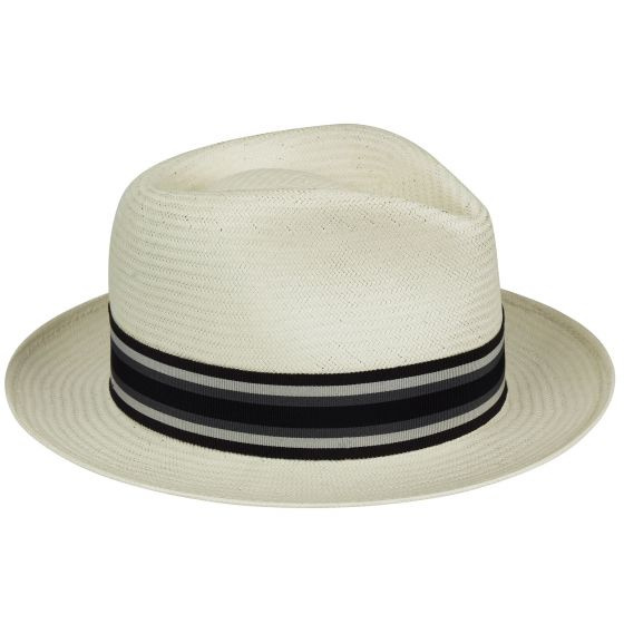 Dumont Fedora Hat LiteStraw Straw Ecru - Bailey