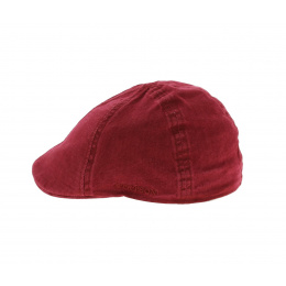 Casquette Plate Coton Bio bordeaux - Stetson