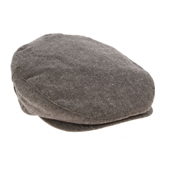 Casquette Chinée Barrel Coton Marron - Brixton