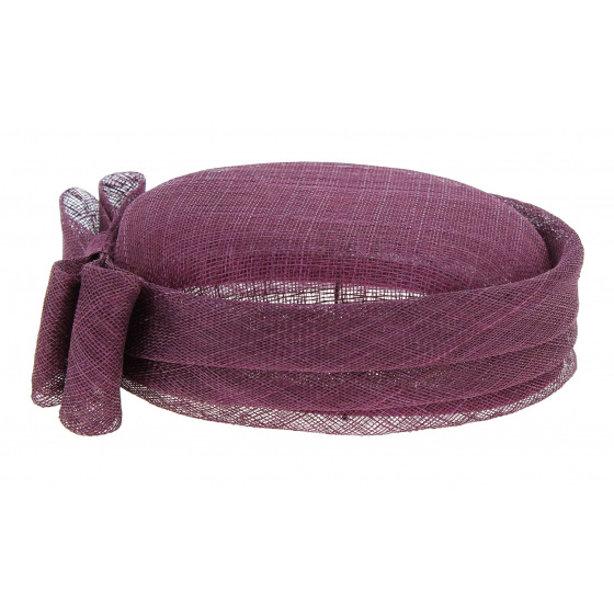 Chapeau Cérémonie Carla Bruni Chanvre Pivoine - Traclet Chapeau Cérémonie Carla Bruni Chanvre Pivoine - Traclet