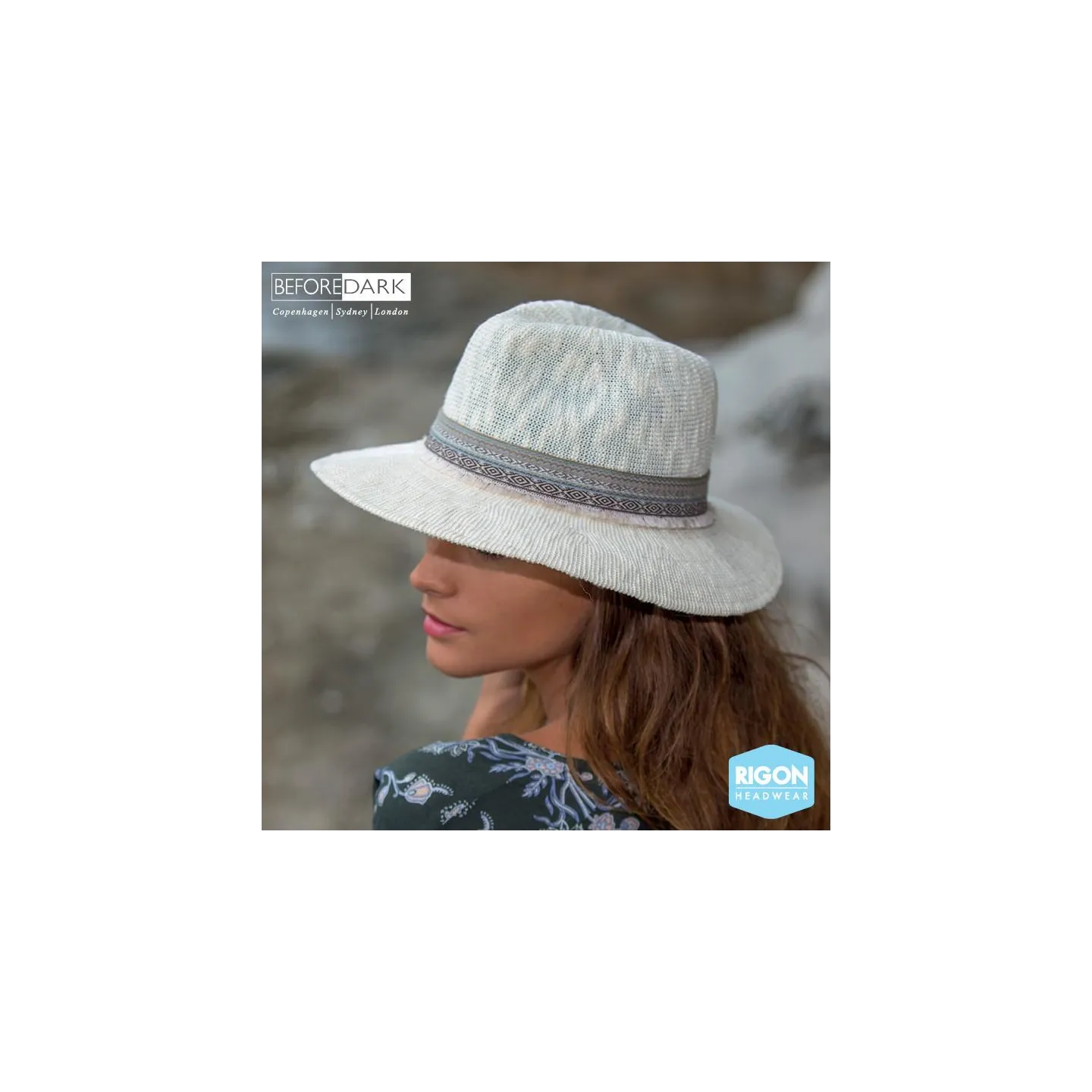 Chapeau Traveller Claudia Gris - Rigon HeadwearChapeau Traveller Claudia Ivoire - Rigon Headwear Reference : 8220 | Chapellerie 