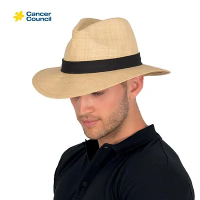 Natural Raffia Strax Traveller Hat - Rigon Headwear Reference: 6527 | Traclet Hat Shop