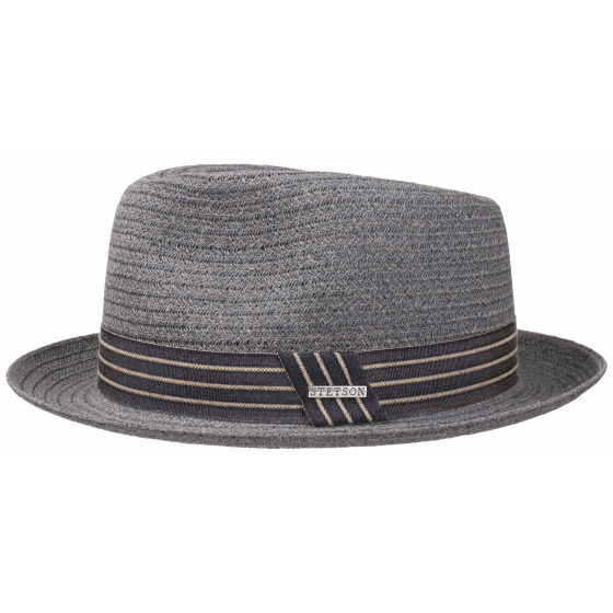 Stetson Gray Toyo Bluefield Trilby Hat